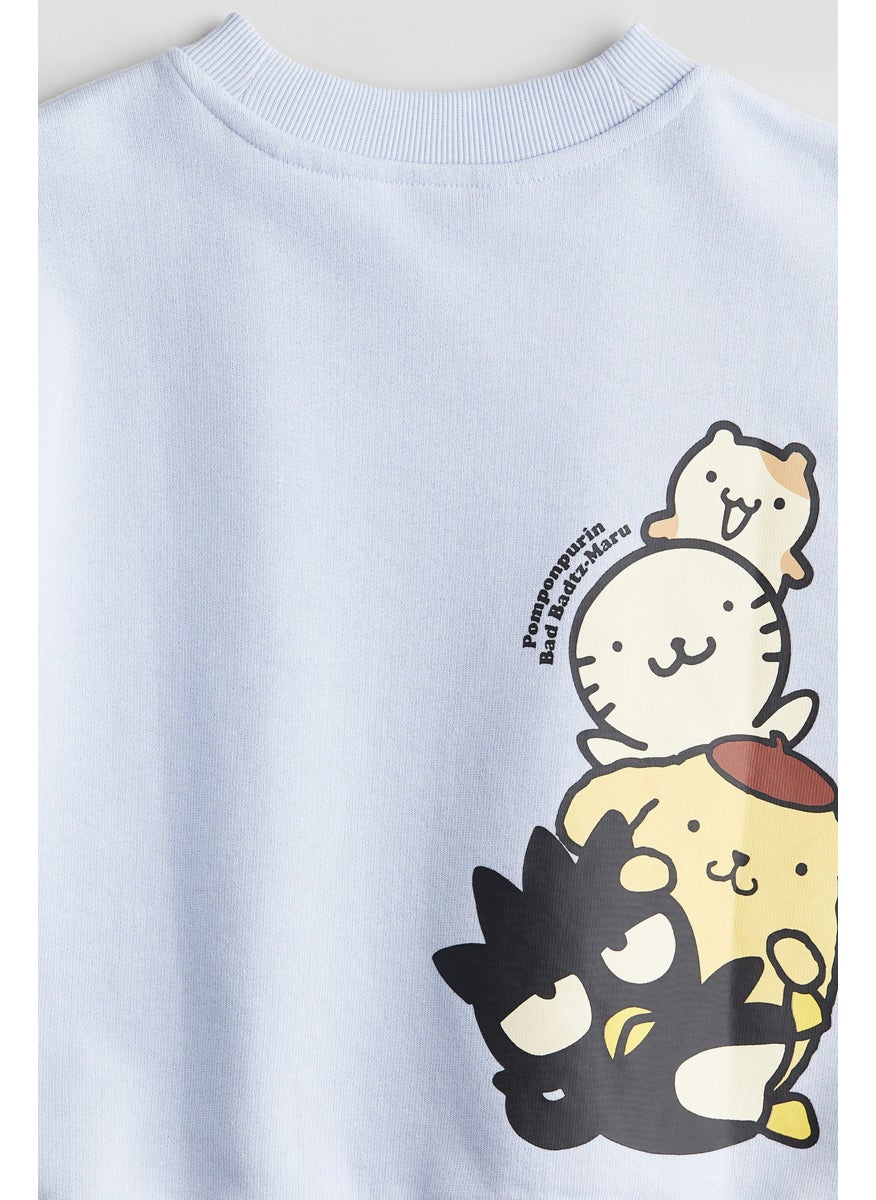 Print-Motif Sweatshirt