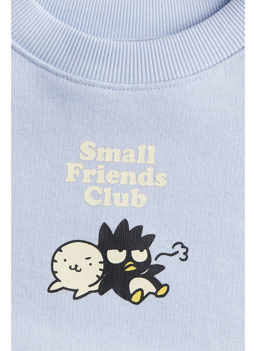 Print-Motif Sweatshirt