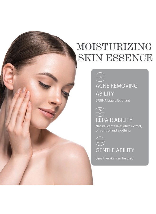 Exfoliate -Skin Perecting,SKIN PERFECTING 8% AHA Gel Exfoliant & 2% BHA Liquid Duo-Facial Exfoliants for Blackheads Enlarged Pores Wrinkles and Fine Lines Face Exfoliators w/Glycolic Acid Salicylic Acid 30ml