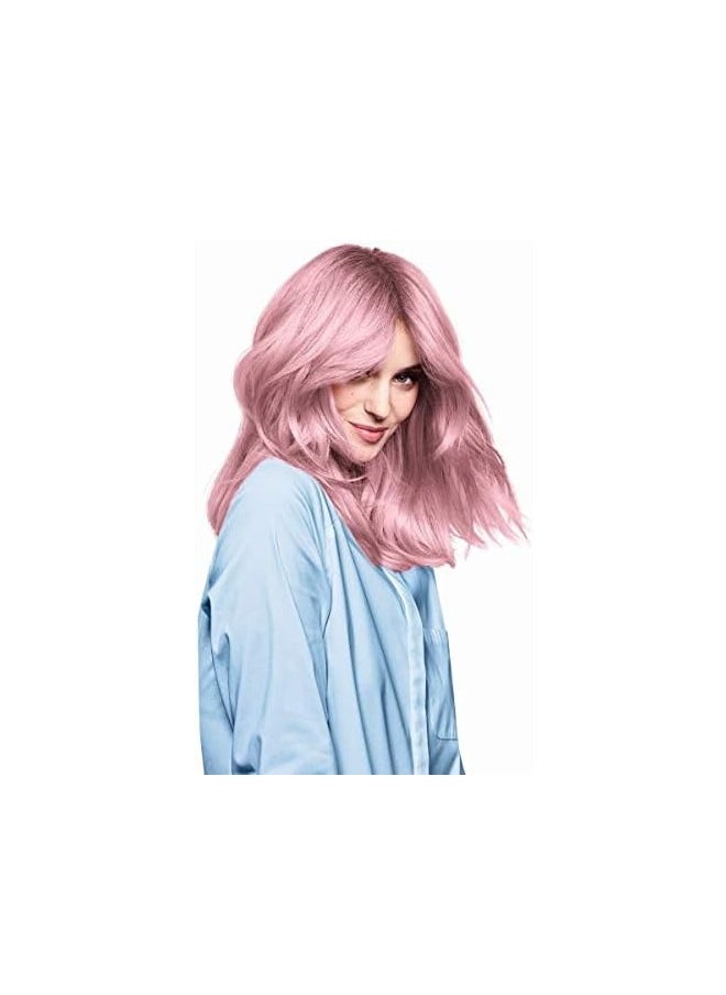 LIVE Pretty Pastels Rose Gold Semi Permanent Hair Dye P123 Temporary Hair Dye Lasts for up to 8 Washes Pretty Pastel Hair Colour for Full head Ombré or Highlights