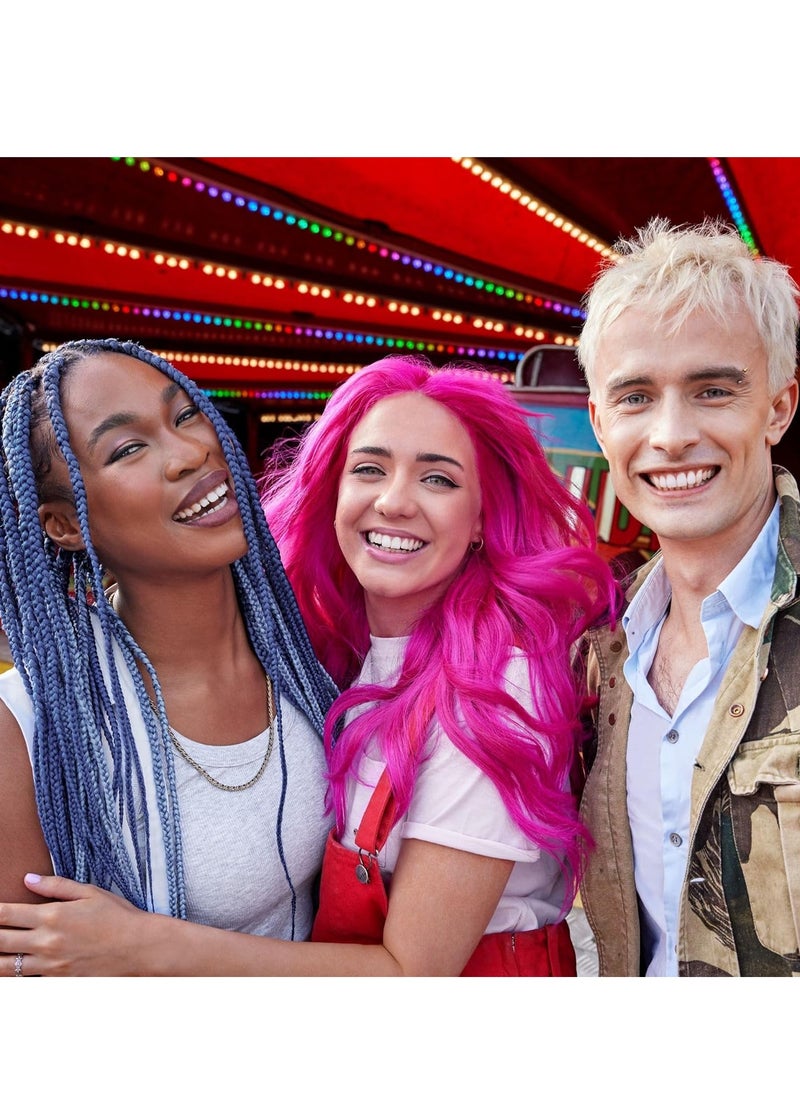 LIVE Pretty Pastels Rose Gold Semi Permanent Hair Dye P123 Temporary Hair Dye Lasts for up to 8 Washes Pretty Pastel Hair Colour for Full head Ombré or Highlights