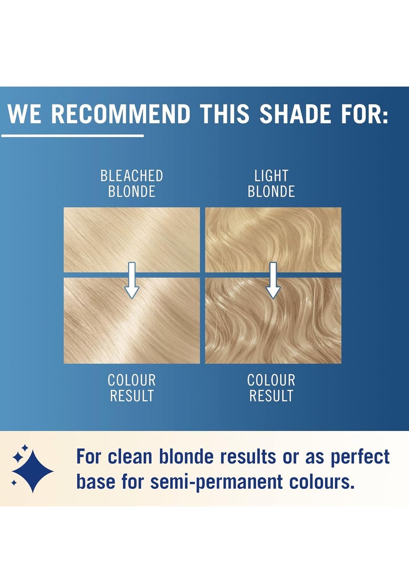 LIVE Post Bleach Hair Toner Soft Blonde Semi Permanent Colour Toner for Cool Blondes Soft Blonde Toner Neutralises Brassiness and Yellow Tones for up to 16 Washes