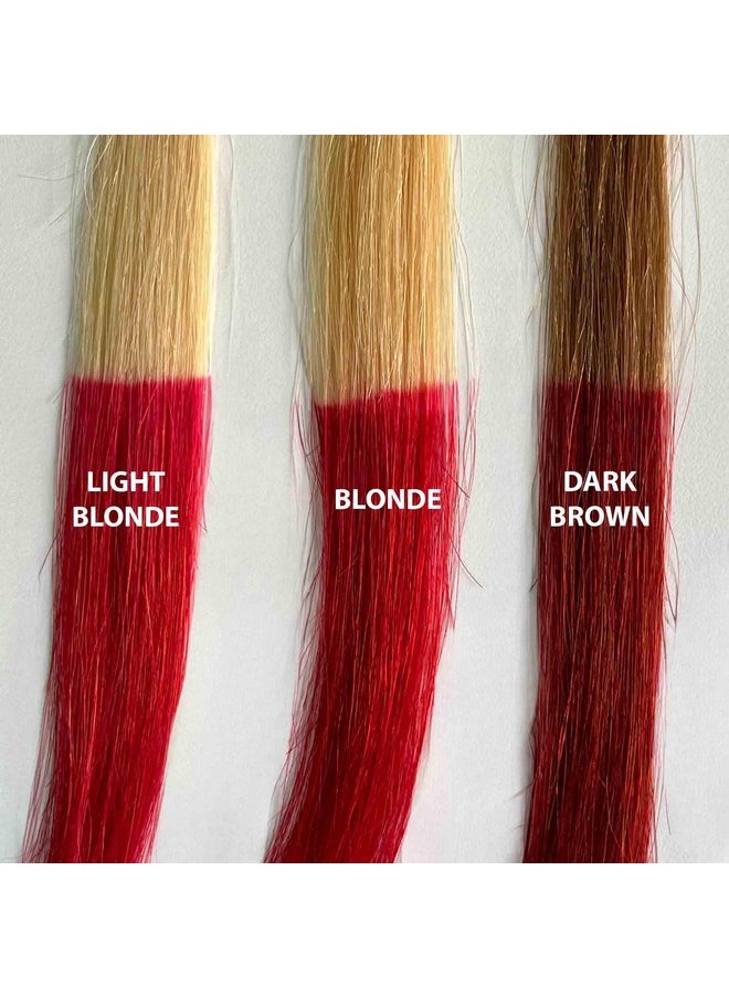 IROIRO Premium Natural Semi-Permanent Hair Color 100 Dark Red (4oz)