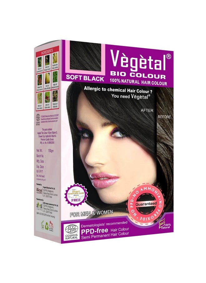 Vegetal Bio Colour - Soft Black 150g.