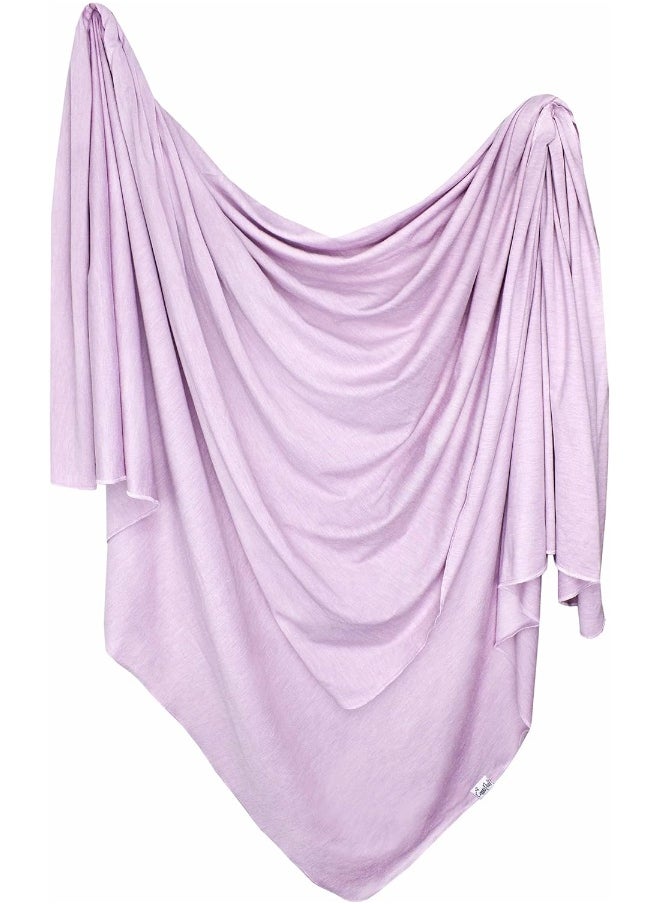 Copper Pearl Large Premium Knit Baby Swaddle Receiving Blanket