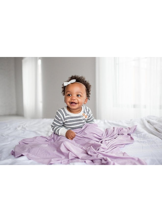 Copper Pearl Large Premium Knit Baby Swaddle Receiving Blanket