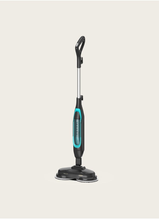 Unique Double-Disc Design, High-Speed Rotating Powerful Decontamination Steam Mop, Lightweight Upright Body, With Ergonomic Handle, Comfortable To Hold, Easy To Operate, Wireless Operation Exquisite Steam Mop.