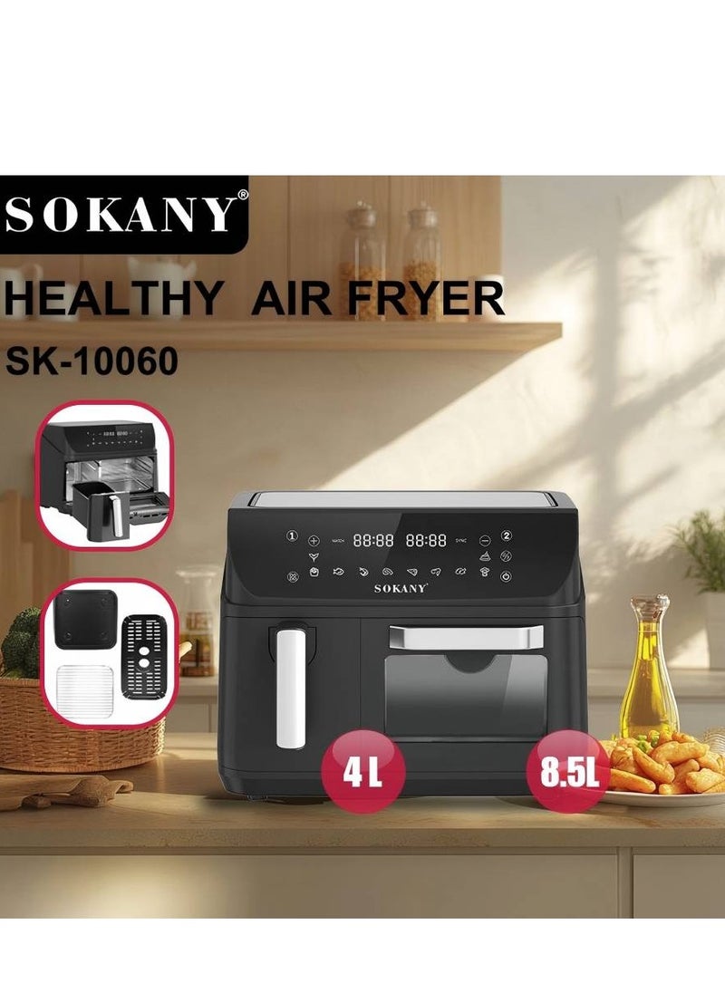Home Smart Touch Air Fryer, 2400 Watts, Adjustable Temperature - Plug: European Standard