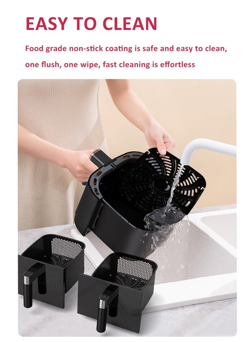 Multi Functional Health Intelligent Air Fryer, Home Visual Intelligent Touch Air Fryer - Plug: European Standard