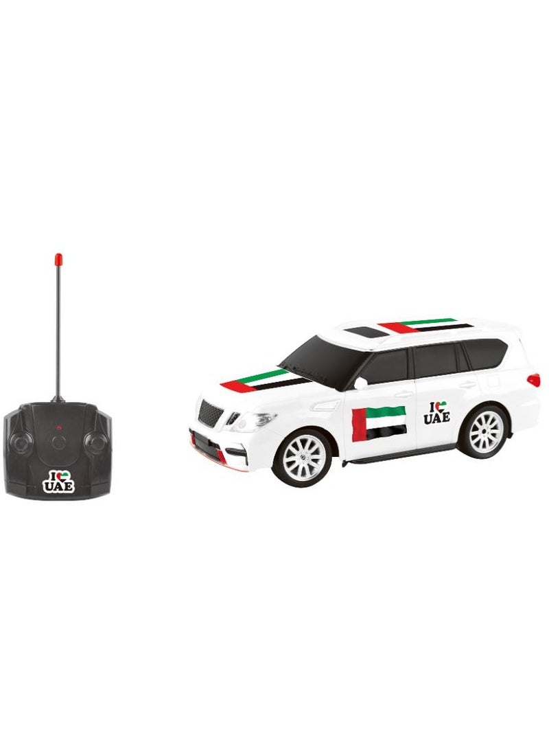 Power Joy Remote Control Desert Cruiser UAE Flag 1/12, Assorted 1 Piece (Style & Color May Vary) | Car for Display | Toy Vehicle | Off-road Car | Gift for Collectors and Kids