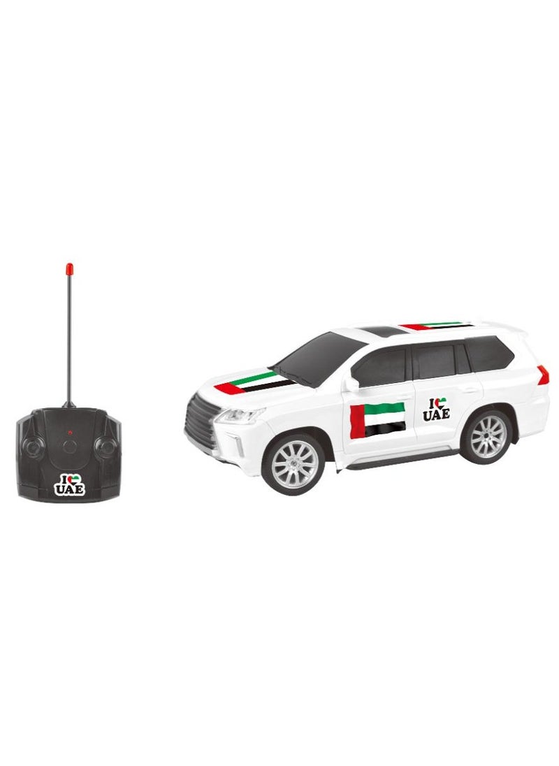 Power Joy Remote Control Desert Cruiser UAE Flag 1/12, Assorted 1 Piece (Style & Color May Vary) | Car for Display | Toy Vehicle | Off-road Car | Gift for Collectors and Kids