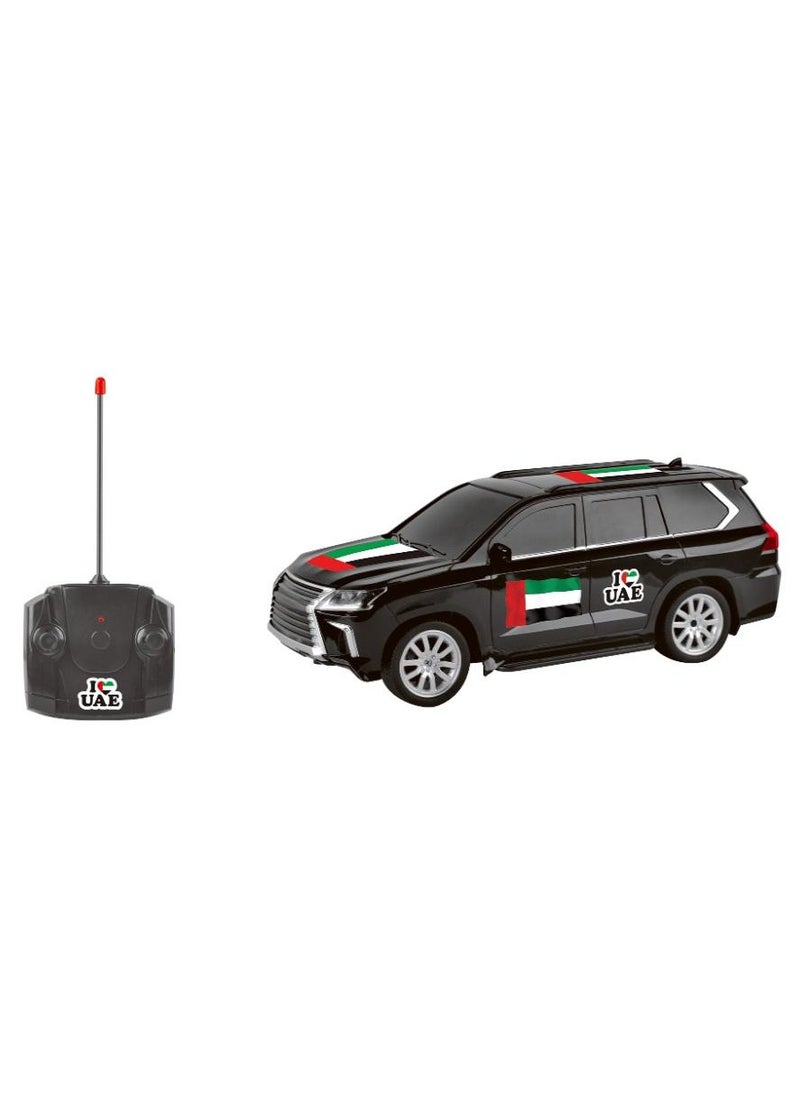 Power Joy Remote Control Desert Cruiser UAE Flag 1/12, Assorted 1 Piece (Style & Color May Vary) | Car for Display | Toy Vehicle | Off-road Car | Gift for Collectors and Kids