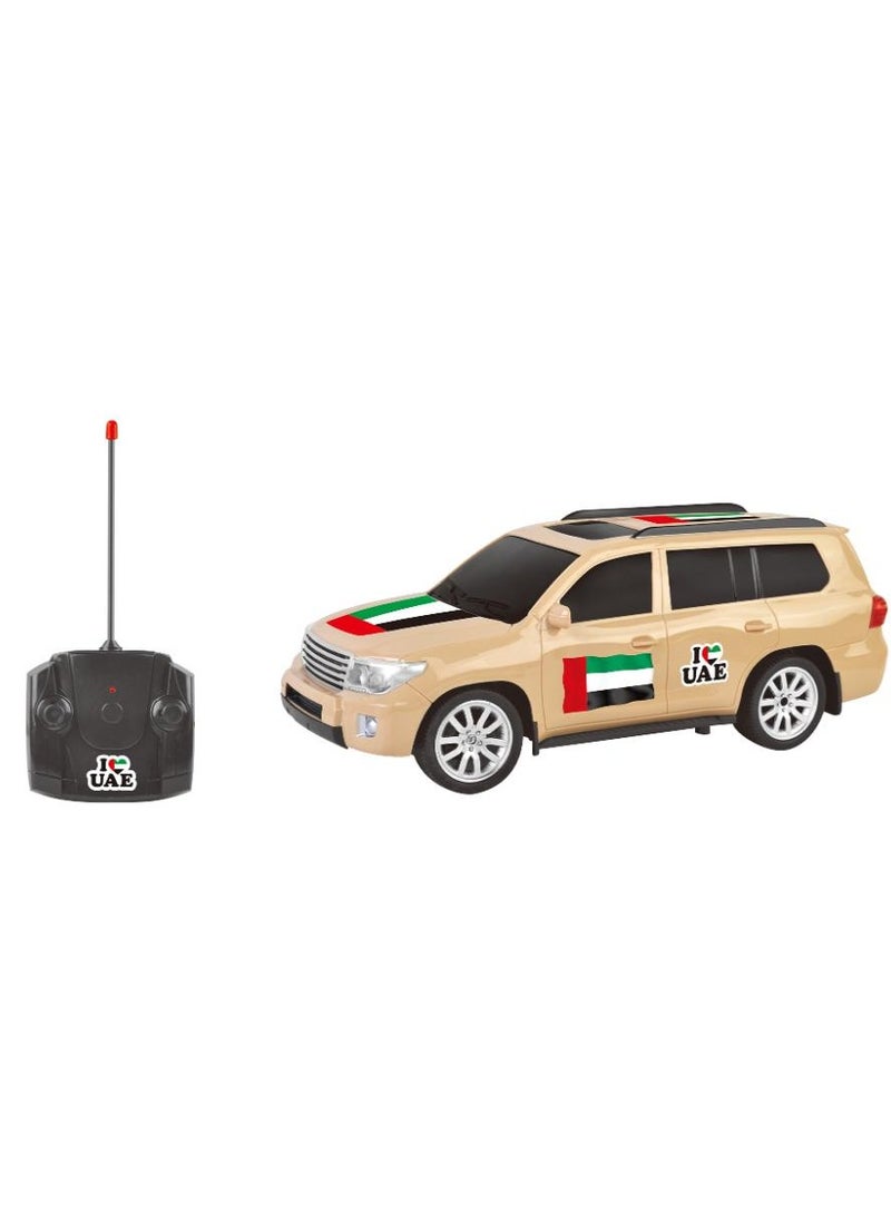 Power Joy Remote Control Desert Cruiser UAE Flag 1/12, Assorted 1 Piece (Style & Color May Vary) | Car for Display | Toy Vehicle | Off-road Car | Gift for Collectors and Kids