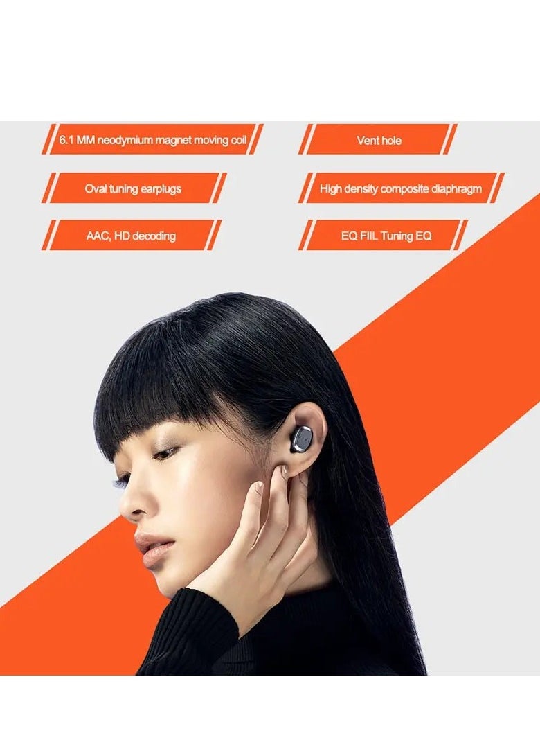 FIIL T1 Lite True Wireless Earbuds – Bluetooth 5.2, 32H Battery Life, IPX7 Waterproof, Ultra-Low Latency, Dual Host Mode, Fast Charging, Lightweight Comfort, HD Sound for Sports & Videos