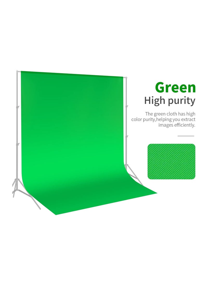 Neewer 6x9 feet/1.8x2.8 meters Photo Studio 100 Percent Pure Muslin Collapsible Backdrop Background for Photography, Video and Television (Background Only)-Green