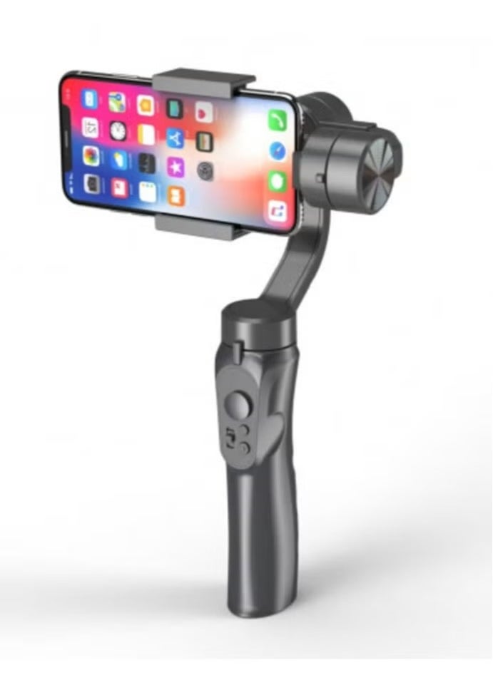 3-Axis Handheld Gimbal Stabilizer – Smooth Video Recording for iPhone, Android, and GoPro – Adjustable Grip, Portable, Ideal for Vlogging, Travel, Filming & Content Creation