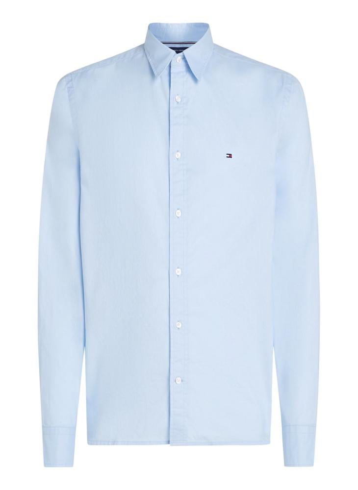 Slim Flex Cotton Poplin Kent Collar Shirt