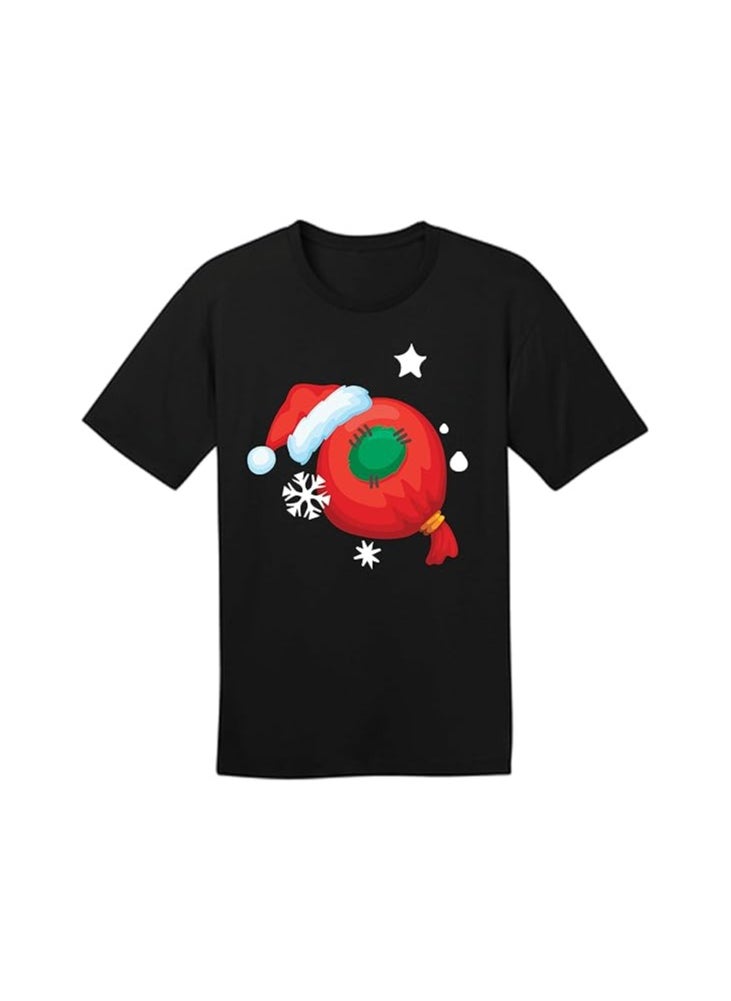 Christmas Initial Letter Printed Adult T-Shirts For Mens-Gift For Everyone