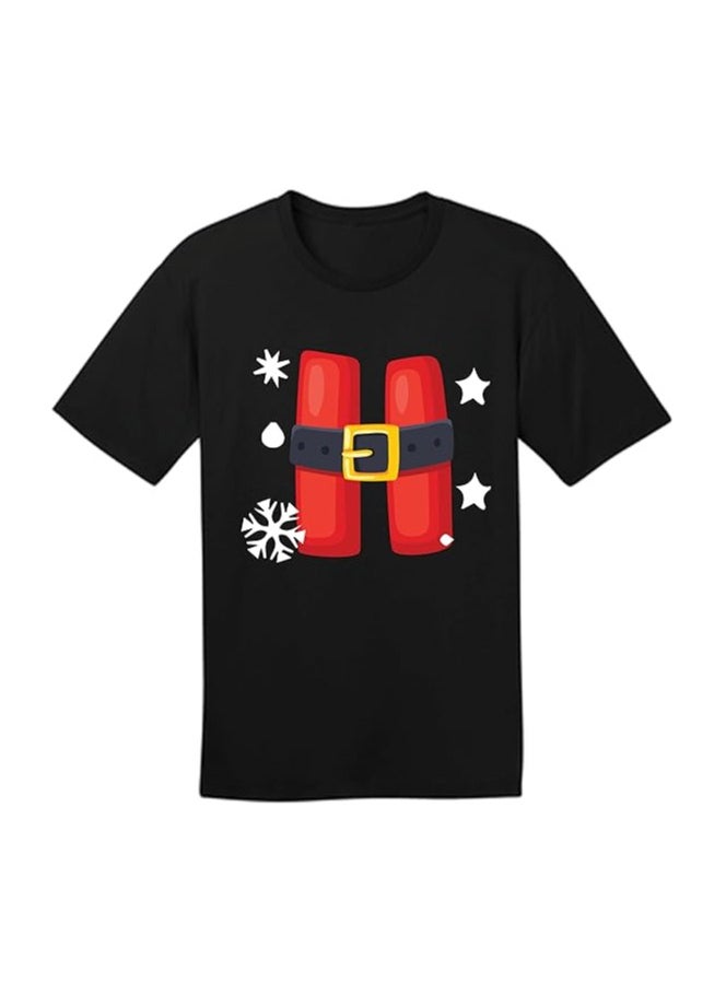 Christmas Initial Letter Printed Adult T-Shirts For Mens-Gift For Everyone