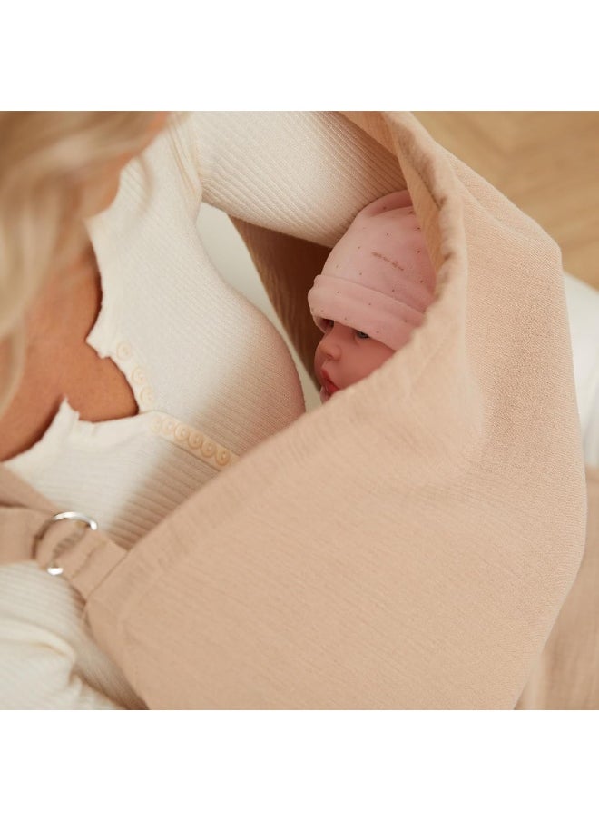 PPOGOO Muslin Nursing Cover for Baby Breastfeeding