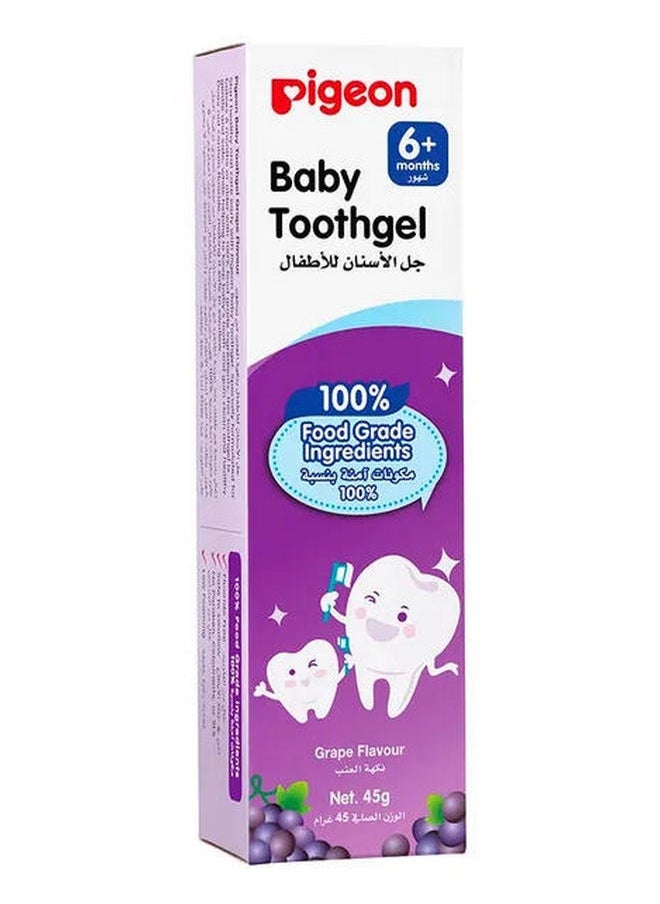Toothgel 6+ Month Grape Flavour 45 G