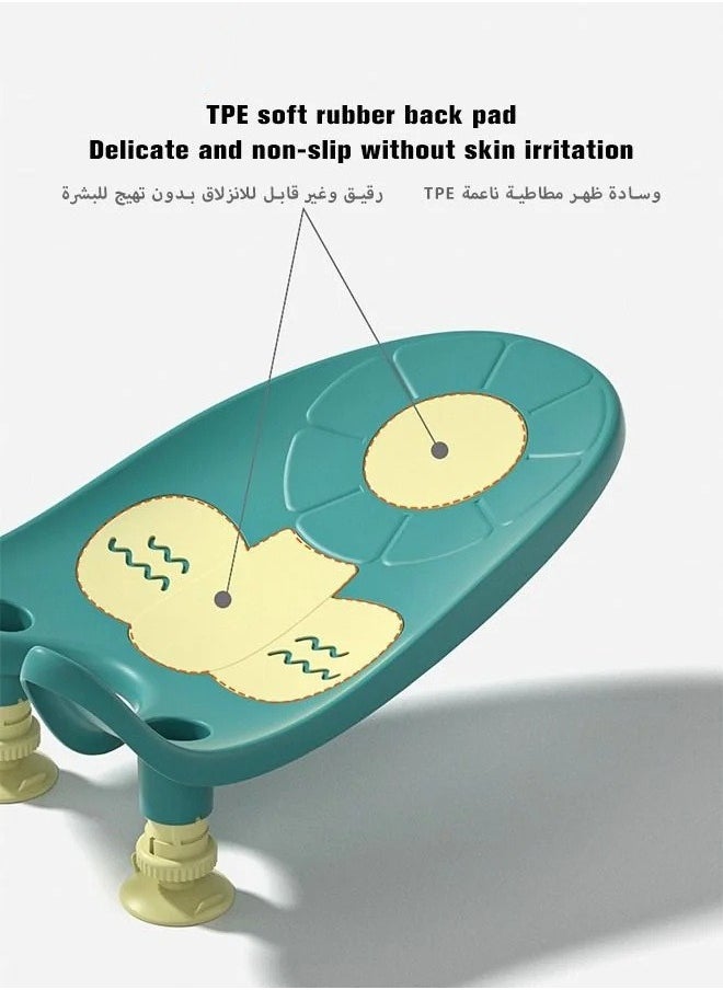Baby Bath Chair,take Easy to Baby Butt Cleanning,Baby Butt Washing Basin with 4 Reclining Positions,Safe and Comfortable,Quick Baby Wash Seat for 0-12 Months