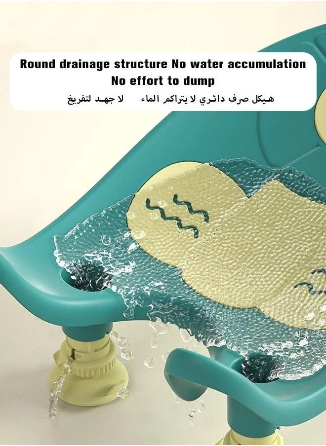 Baby Bath Chair,take Easy to Baby Butt Cleanning,Baby Butt Washing Basin with 4 Reclining Positions,Safe and Comfortable,Quick Baby Wash Seat for 0-12 Months