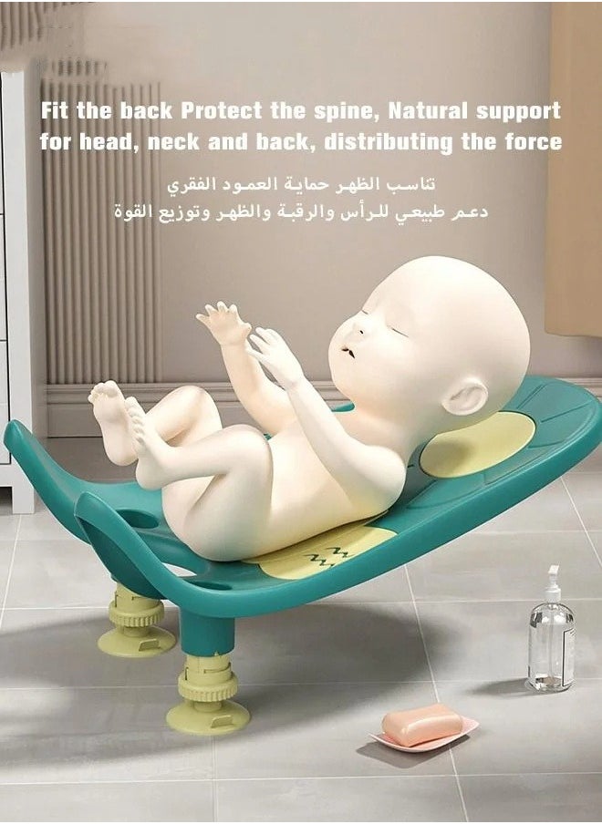 Baby Bath Chair,take Easy to Baby Butt Cleanning,Baby Butt Washing Basin with 4 Reclining Positions,Safe and Comfortable,Quick Baby Wash Seat for 0-12 Months