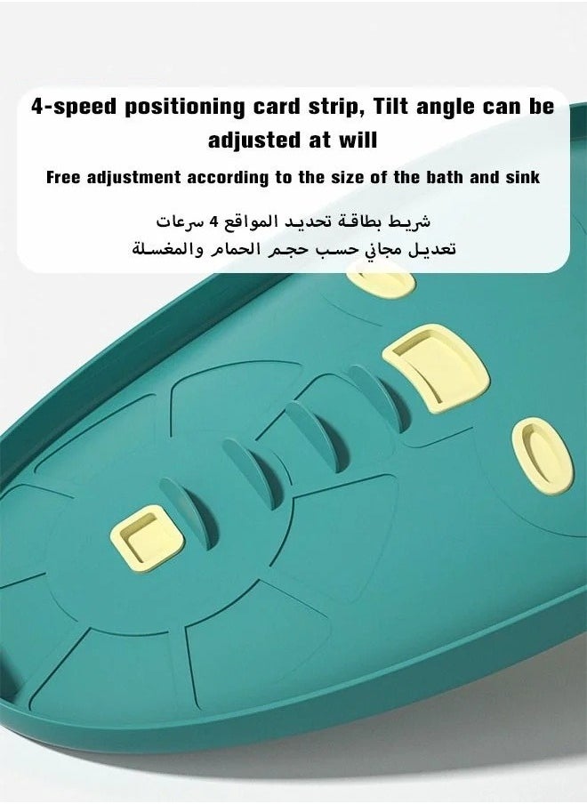 Baby Bath Chair,take Easy to Baby Butt Cleanning,Baby Butt Washing Basin with 4 Reclining Positions,Safe and Comfortable,Quick Baby Wash Seat for 0-12 Months