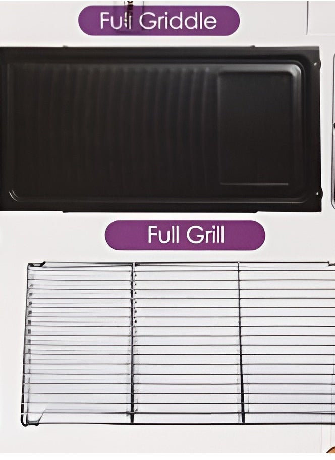 Breakfast Maker & BBQ Grill – Non-Stick Electric Griddle with Detachable Tray | Full/Half Grill, Fry Pan for Steak, Omelette, Snacks – Multi-Layer Design, Easy Clean