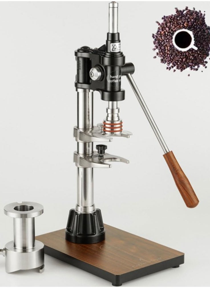 16 Bar Hand-pressed Coffee Machine, Commercial Portable Coffee Hand Press Espresso Machine, Manual Espresso Extraction Variable Pressure Lever Coffee Maker, Feay To Clean, For Home Cafe