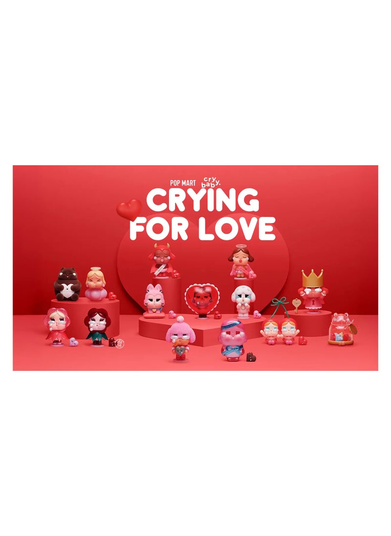 POP MART CRYBABY Crying For Love Seriess Blind Box Premium Design Gifts for Women Fan-Favorite Collectible Chic Art Toy Action Figure - SINGLE BOX (1PC)