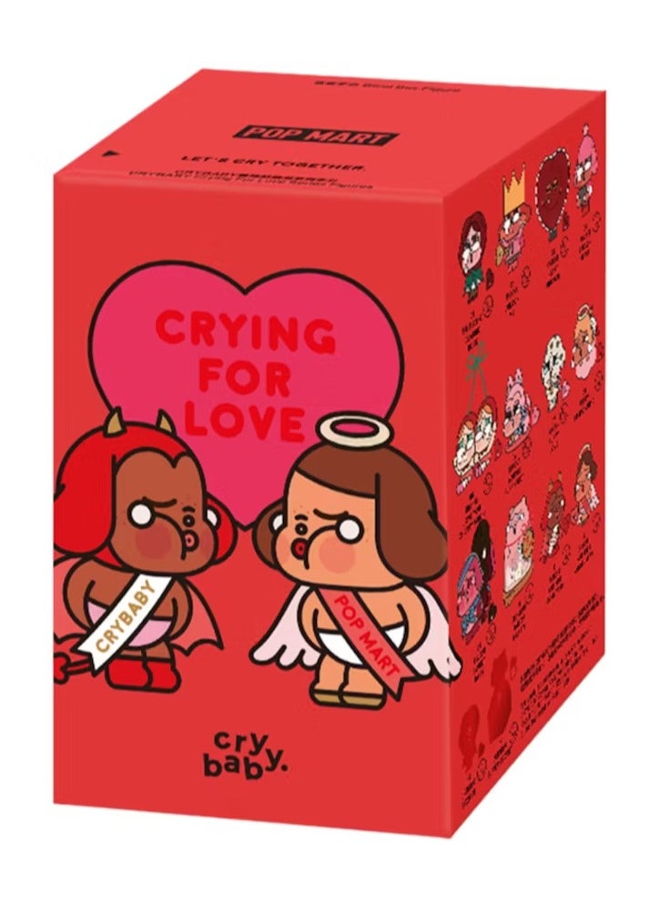 POP MART CRYBABY Crying For Love Seriess Blind Box Premium Design Gifts for Women Fan-Favorite Collectible Chic Art Toy Action Figure - SINGLE BOX (1PC)