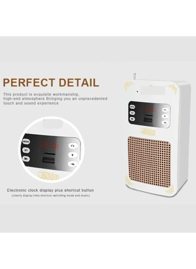 High Voice Quality Quran Speaker with Wireless Control – Remote Control Wall Mounted Quran Speaker - Muslim Quran Perfect for Home and Mosque Model SQ-669
