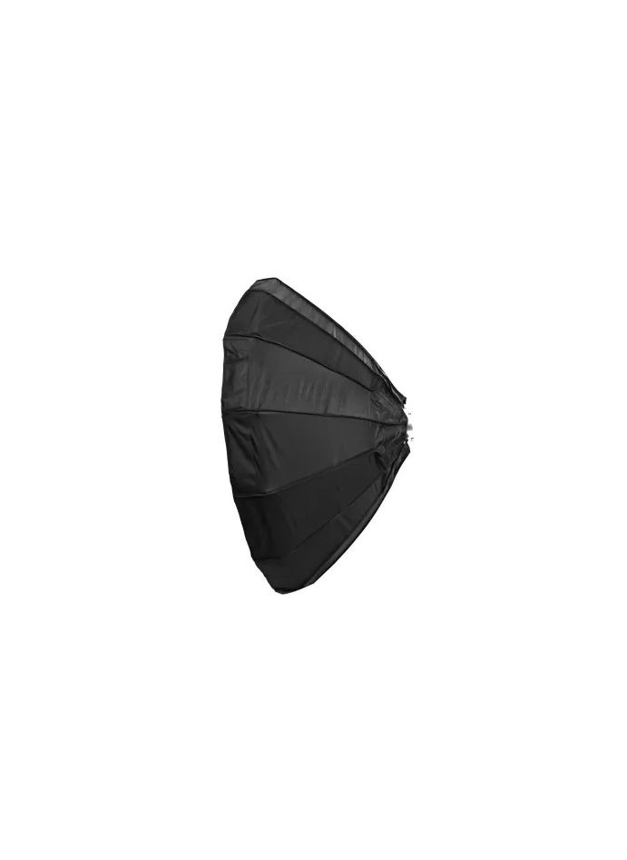 PROMAGE 100cm Octa Softbox with Beauty Dish – 16 Braces, Silver Interior for Studio Lighting
