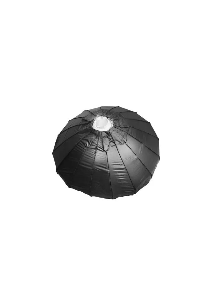 PROMAGE 100cm Octa Softbox with Beauty Dish – 16 Braces, Silver Interior for Studio Lighting