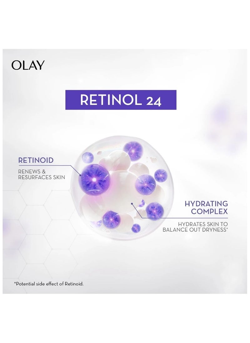 Olay Luminous Niacinamide + Vitamin C Day Super Serum Brightening & Retinol Night Serum Anti Aging Skincare 30ml + 30ml