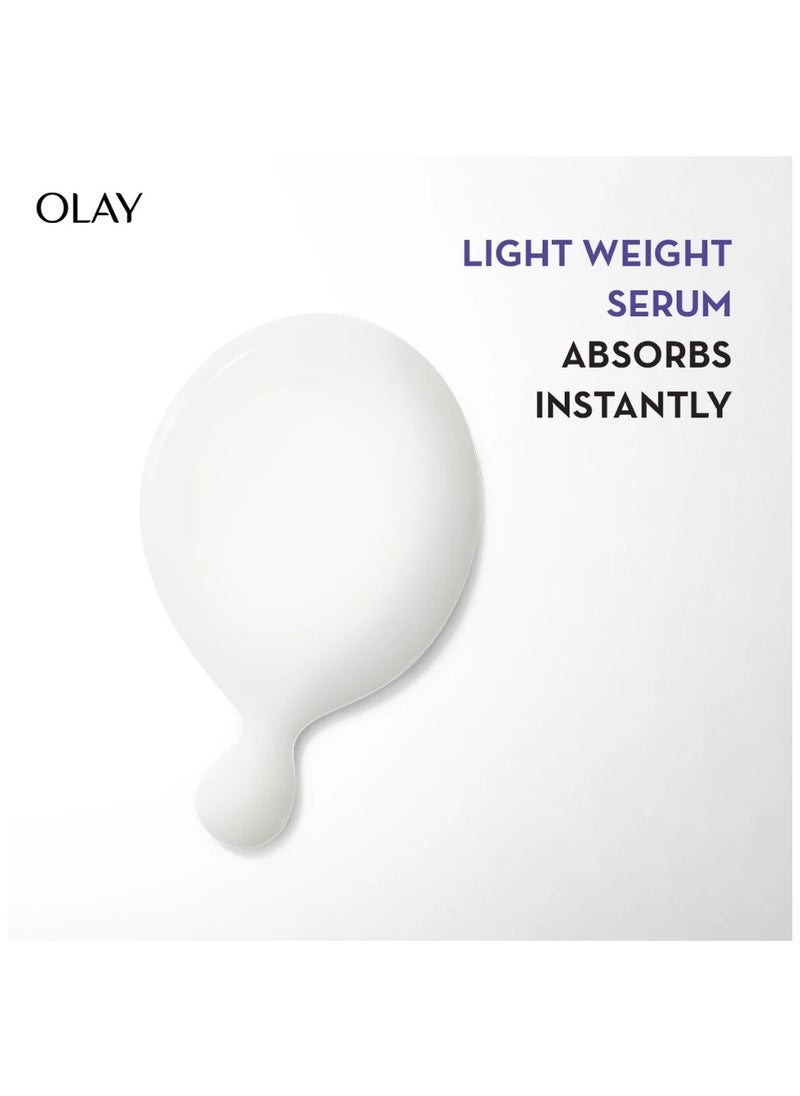 Olay Luminous Niacinamide + Vitamin C Day Super Serum Brightening & Retinol Night Serum Anti Aging Skincare 30ml + 30ml