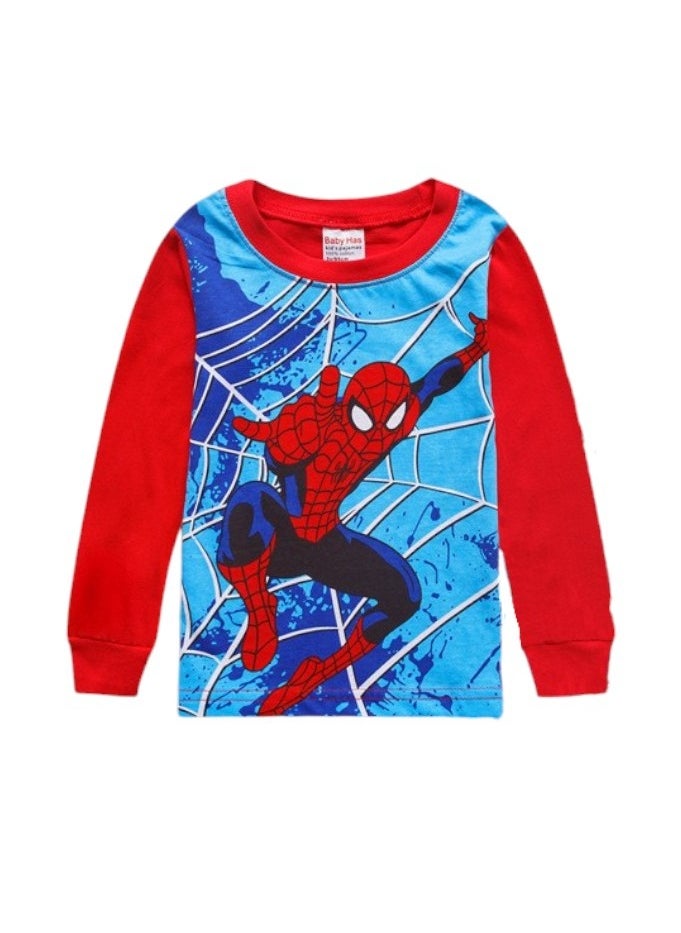Daniel - Boys' Webbed Wonder Pajama Set - Long Sleeve