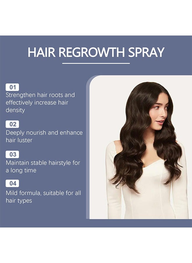 6% Minoxidil Topical Solution，Hair Growth Spray For Men and Women 60Ml Hair Regrowth Treatment Serum For Stronger Thicker Longer Hair Help to Stop Thinning and loss hair 60ml