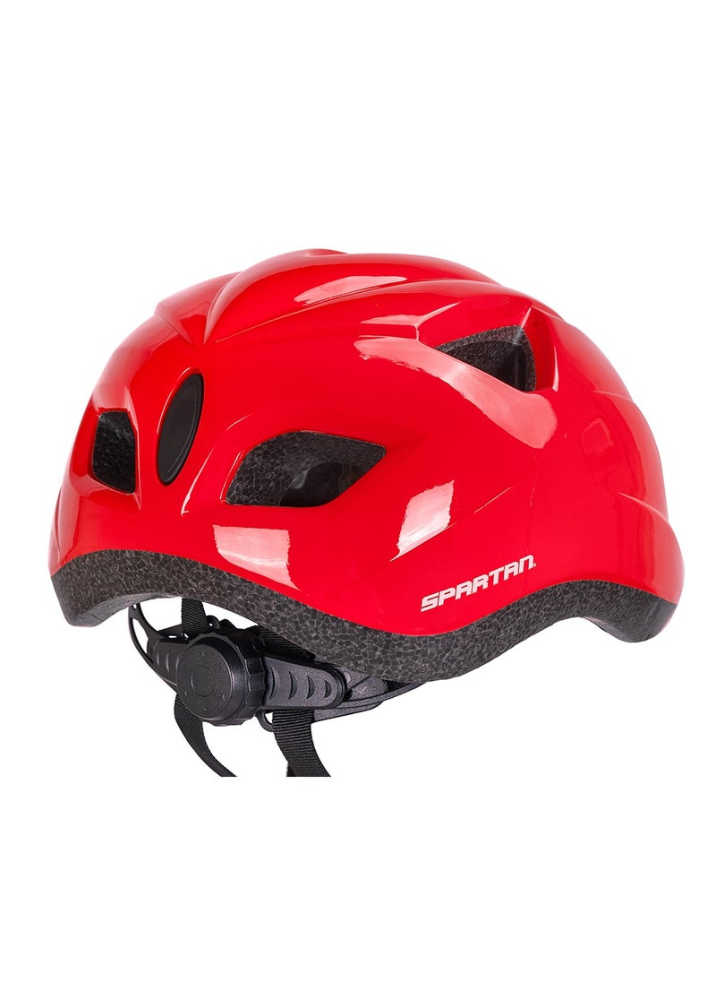 Spartan Helmet for Kids, Safety Helmet for Skateboard, Cycling, Roller Skating, Bicycle - Red