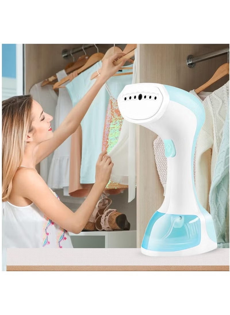 Steamer For Clothes, Portable Handheld Garment Steamer with 1200W 6s Quick Heat, 2 In 1 Clothes Steamer With Smart LCD, Removes Wrinkle for Home and Travel (Blue)