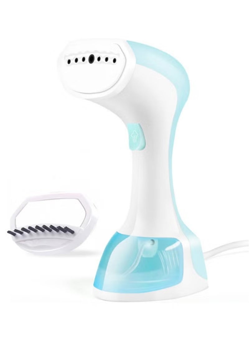 Steamer For Clothes, Portable Handheld Garment Steamer with 1200W 6s Quick Heat, 2 In 1 Clothes Steamer With Smart LCD, Removes Wrinkle for Home and Travel (Blue)