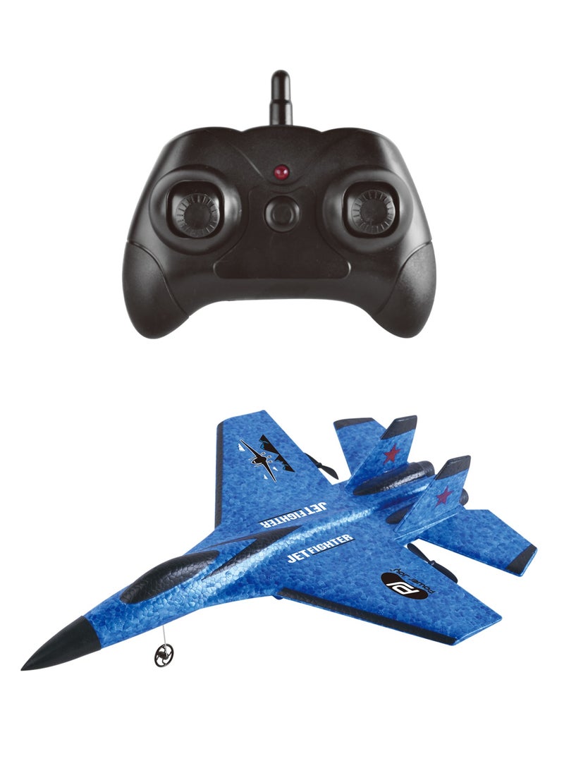 Powerjoy Remote Control Jet Fighter 2.4G, Assorted 1 Piece (Color May Vary) | 100meters Flying Range | Gift for Kids