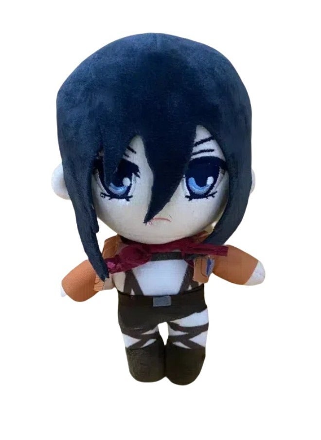 Attack on Titan doll Soldier Commander Allen Mikasa Plush Toy Anime Peripheral Doll The best Gift for Family and Friends