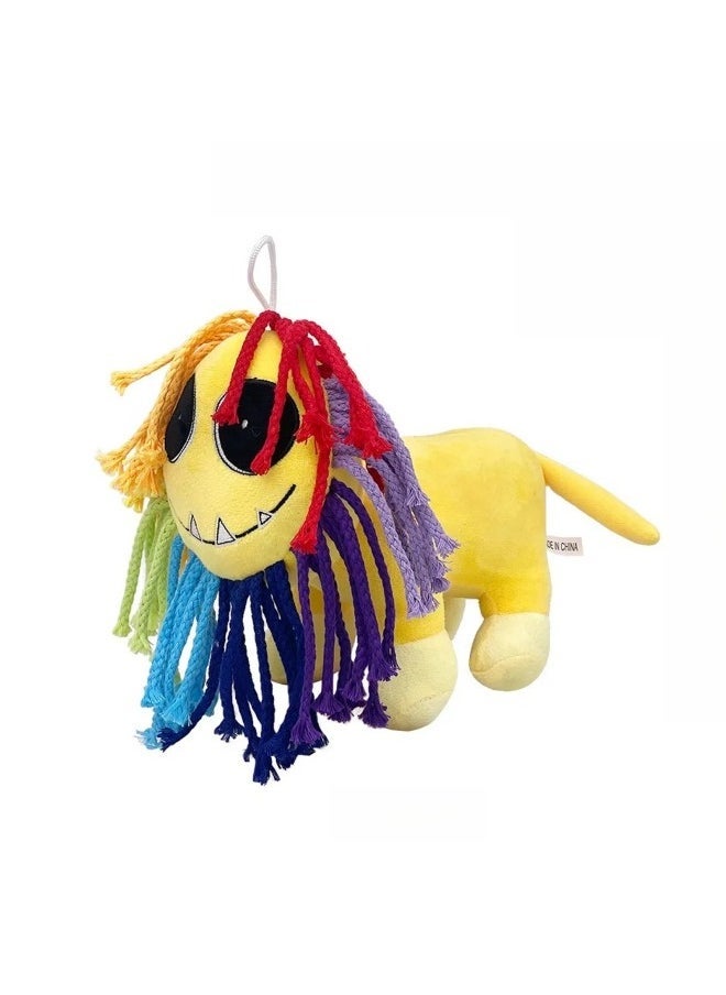 The Amazing Digital Circus colorful lion plush toy is suitable for home decoration, the best gift for family, friends and fans of The Amazing Digital Circus