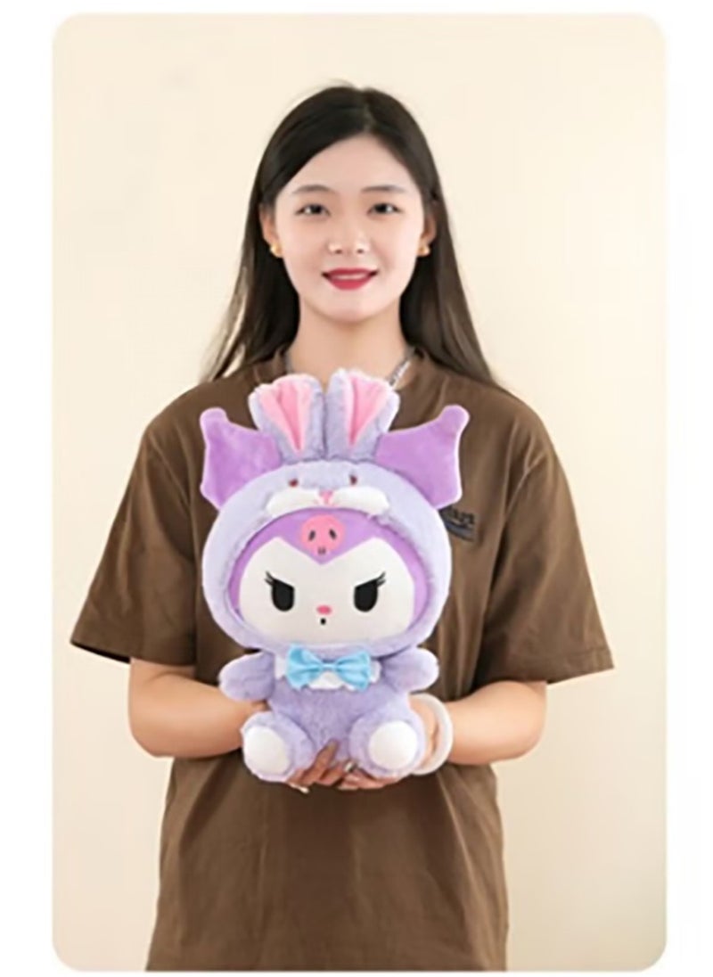 Cartoon Sanrio Kuromi pillow plush doll toy skin-friendly soft doll adult and child birthday gift