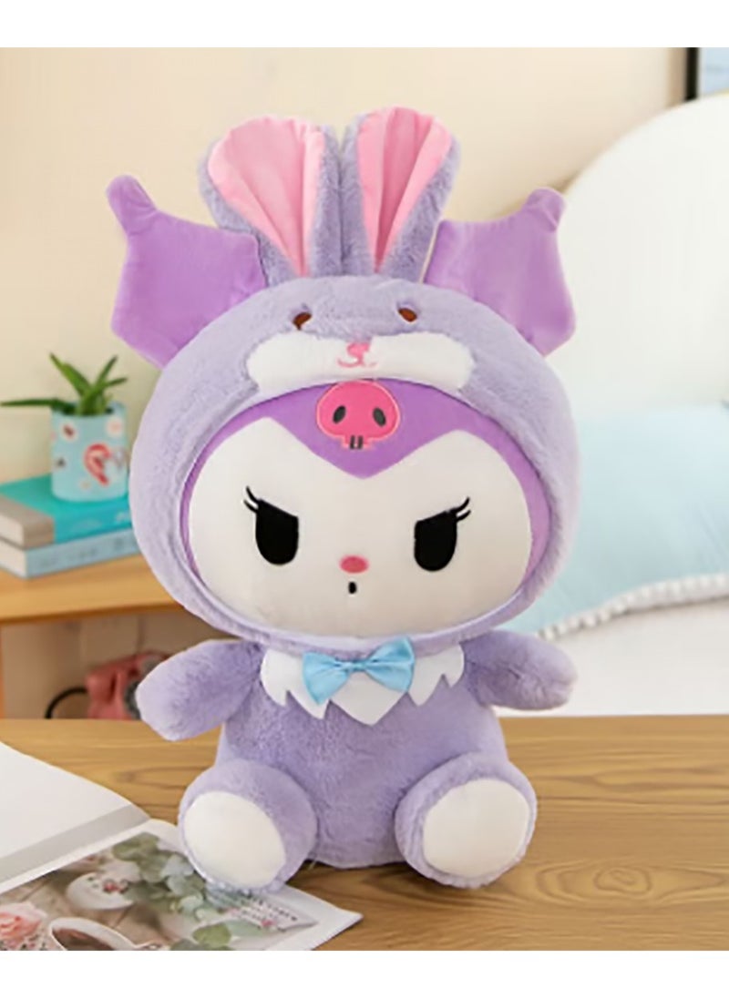 Cartoon Sanrio Kuromi pillow plush doll toy skin-friendly soft doll adult and child birthday gift