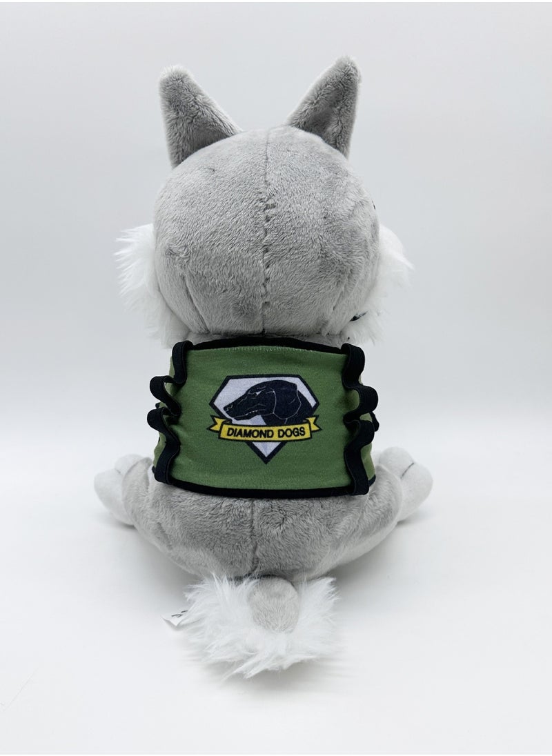 Metal Gear Solid Delta Snake Eater Character Plush Doll. Made of short plush fabric, it has a soft touch. Filled with thick and full PP cotton, it highly restores the game character