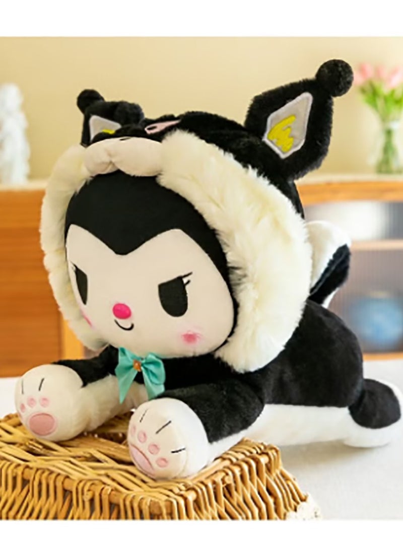 Cartoon Sanrio Kuromi pillow plush doll toy skin-friendly soft doll adult and child birthday gift